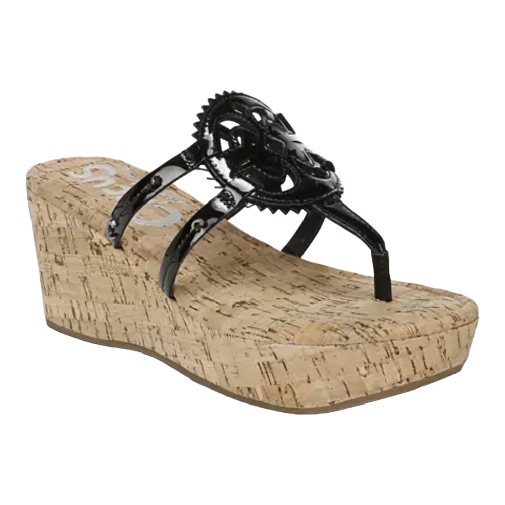 Circus by Sam Edelman Women's Rocky Wedge Sandal Black US 9